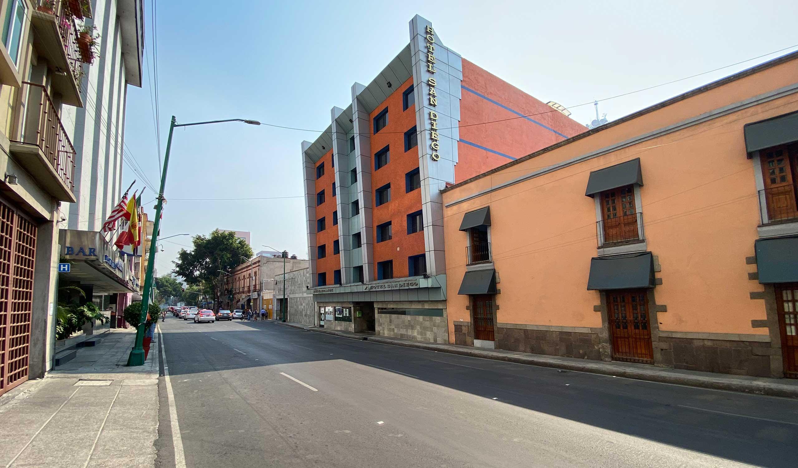 Hotel San Diego Mexico-stad Buitenkant foto
